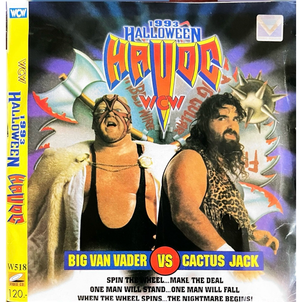 VCD มวยปล้ำ 1993 HALLOWEEN WCW แผ่นแท้ สินค้าถูกลิขสิทธิ์