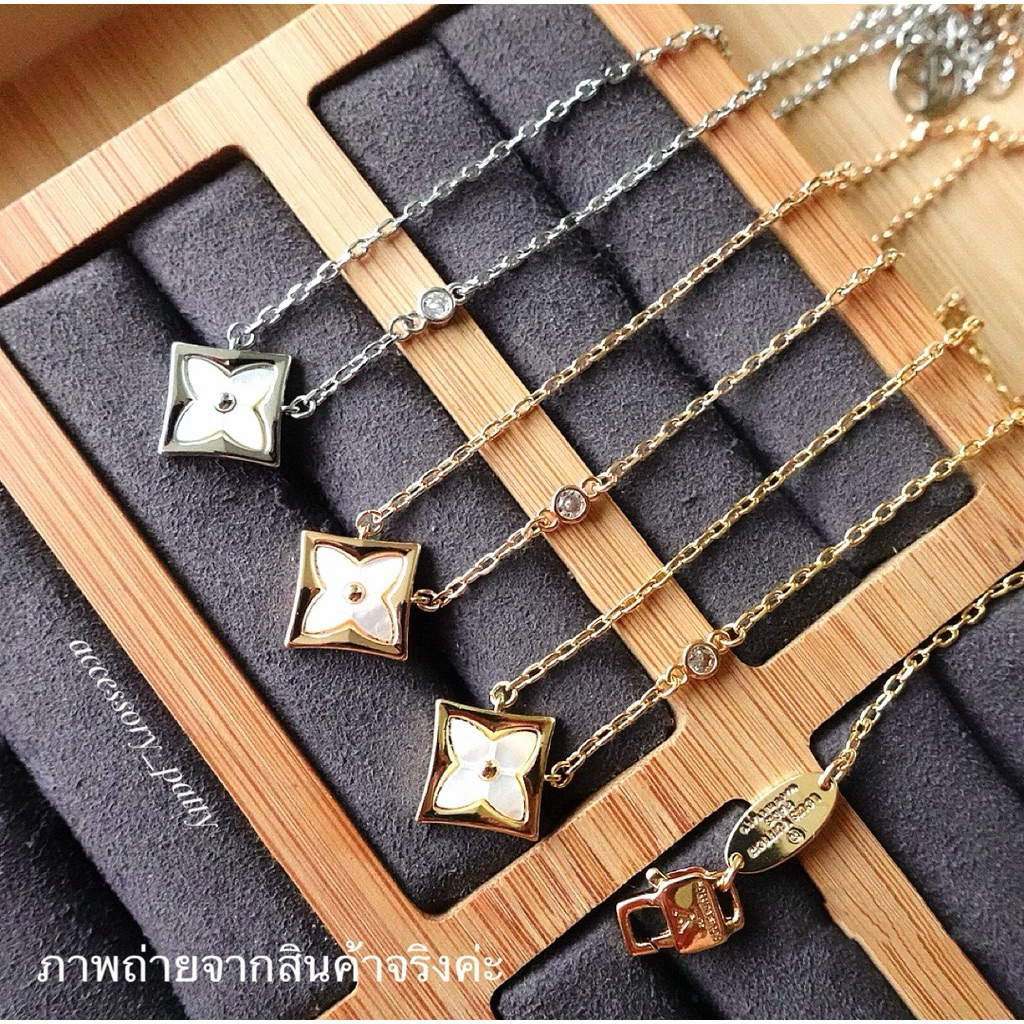 ✨สร้อยคองานดีสุดค่ะ รุ่นL-v31 งานมาครบ3สีค่ะ ดอกสีขาวนูนสวย ใส่สวยติดแกรมแน่นอนค่ะ งานสวยตรงปกค่ะ ✨ ราคา ถูกที่สุด ดีลบีเคเค