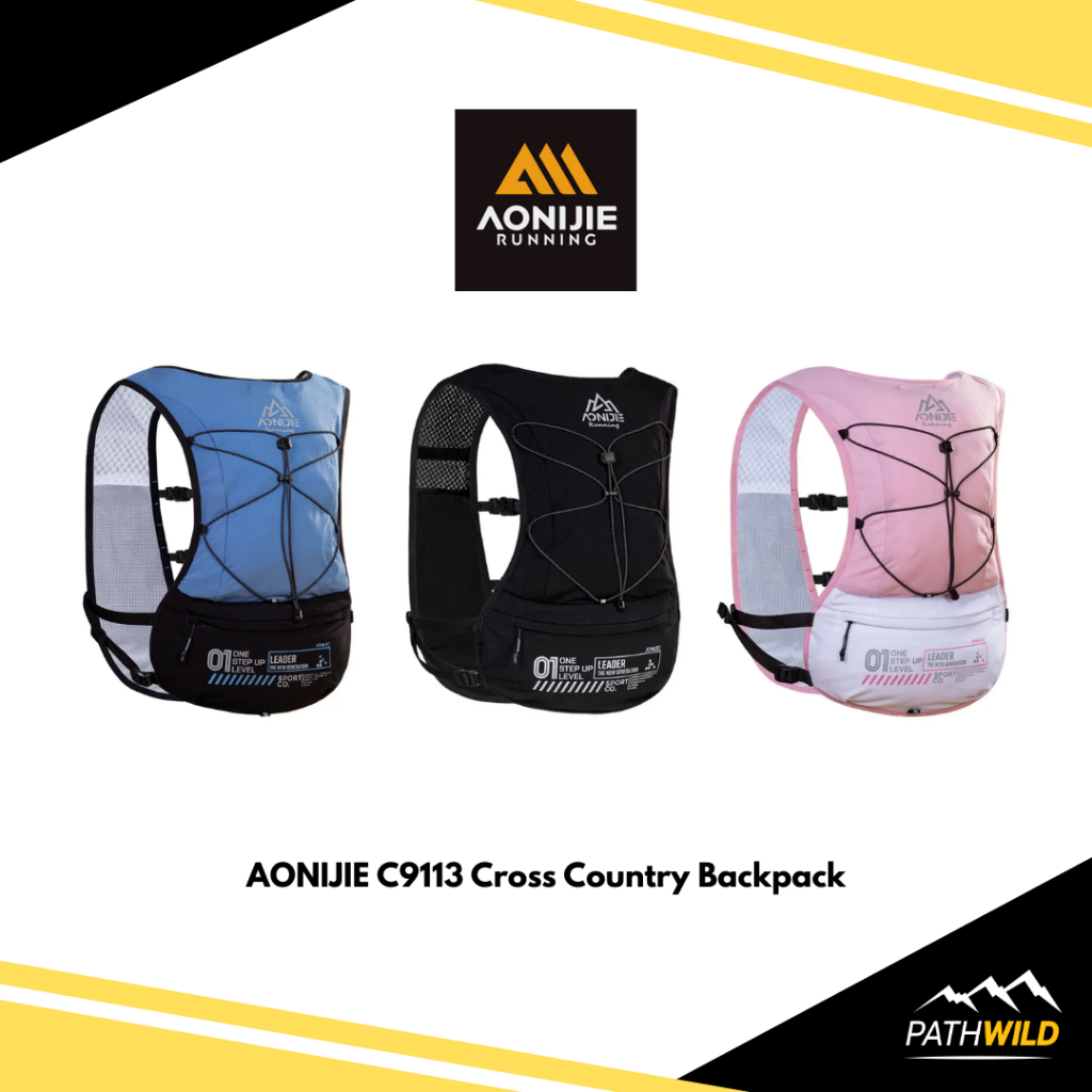 AONIJIE C9113 Cross Country Backpack เป้น้ำขนาด 5ลิตร มีช่องใส่ของหลายช่อง