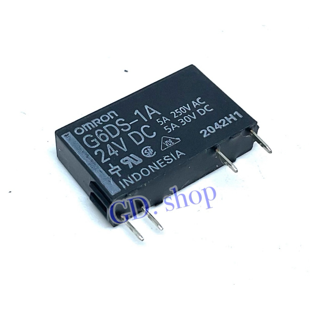 G6DS-1A 24VDC OMRON 4ขา หน้าคอนแทค 5A250VAC 5A30VDC(ของใหม่) พร้อมส่ง ออกบิลได้