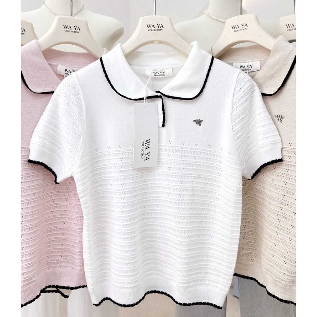 เสื้อไหมพรมป้ายwaya👚