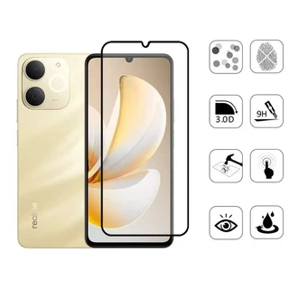 ฟิล์มกระจกเต็มจอ สำหรับOppo Realme C71 C75 C75X C67 C65 C63 C61 C55 C53 C51 Note50 Note60 Note70 Note80 14 14X 13 12 11