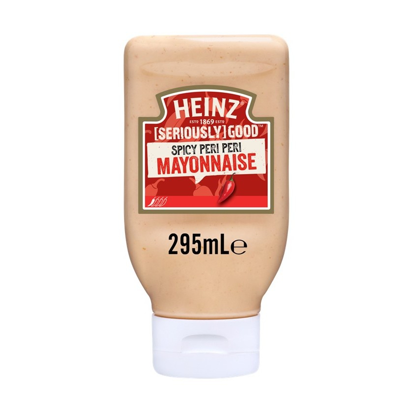 Heinz Seriously Spicy Peri Peri Mayonnaise ไฮนซ์ สไปซี่ เพอริ เพอริ มายองเนส มายองเนสรสเผ็ดสไตล์แอฟร