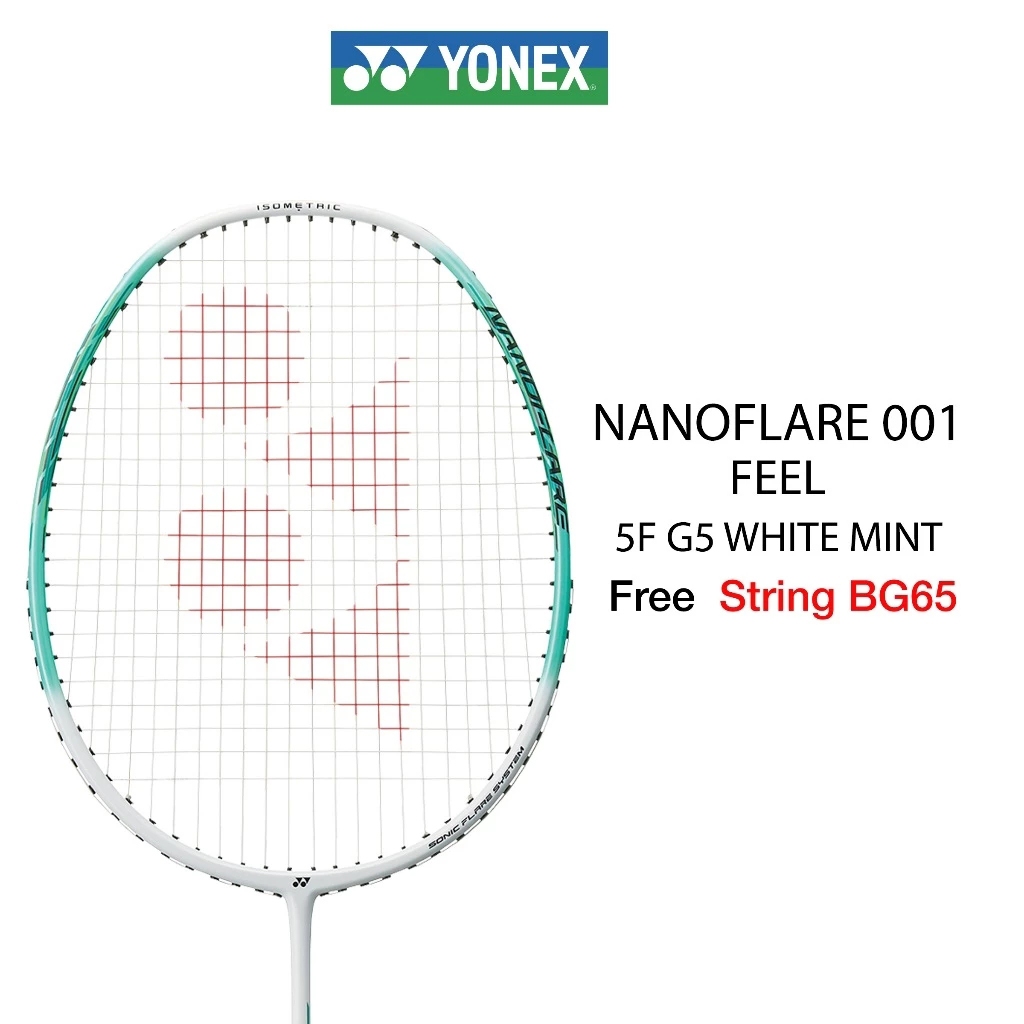 ไม้แบดมินตัน YONEX NANOFLARE 001 FEEL แถมเอ็นไม้แบต BG65 ราคา ถูกที่สุด ดีลบีเคเค