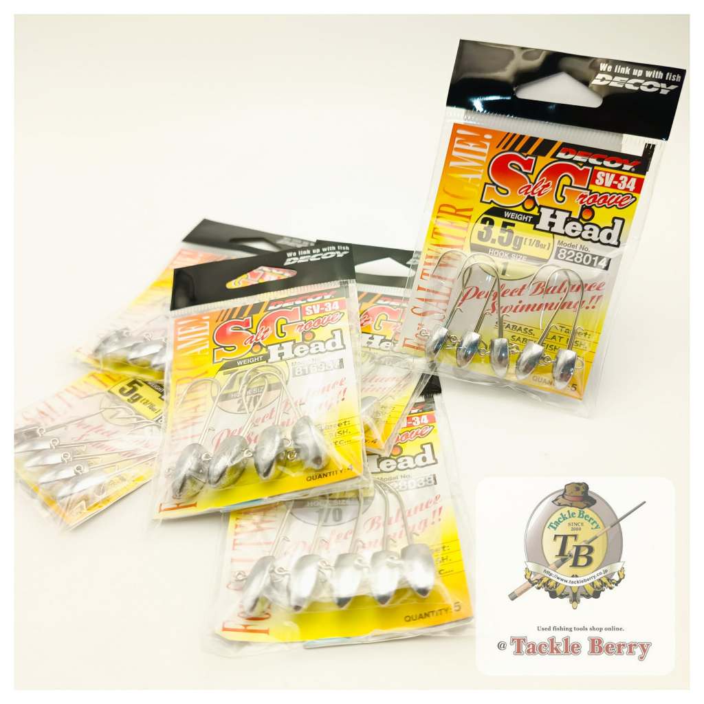 Decoy Salt Game SV-34 / หัวจิ๊กตกปลา เบ็ตใหญ่มาแล้ว แข็งแรง ไว้ใจได้