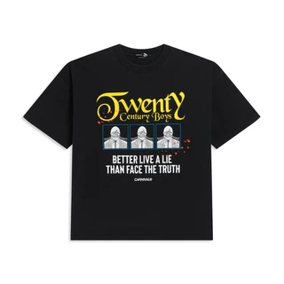 CARNIVAL CNVX20C26T15BK 20th CENTURY BOYS THE FACE OF LIES T-SHIRT OVS BLACK