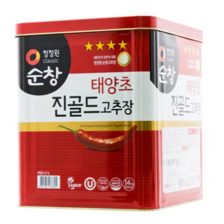 รวมโคชูจัง เกาหลี ขนาด 14kg KOREAN 14kg GOCHUJANG SAUCE 한국 브랜드 14kg 대용량 고추장