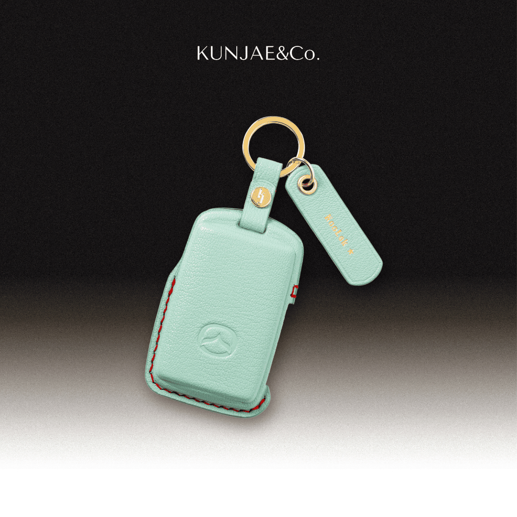 KUNJAE&Co. เคสกุญแจรถยนต์ MAZDA หนังแพะ French Goat Leather (Handmade จัดส่งใน 7-10 วัน)