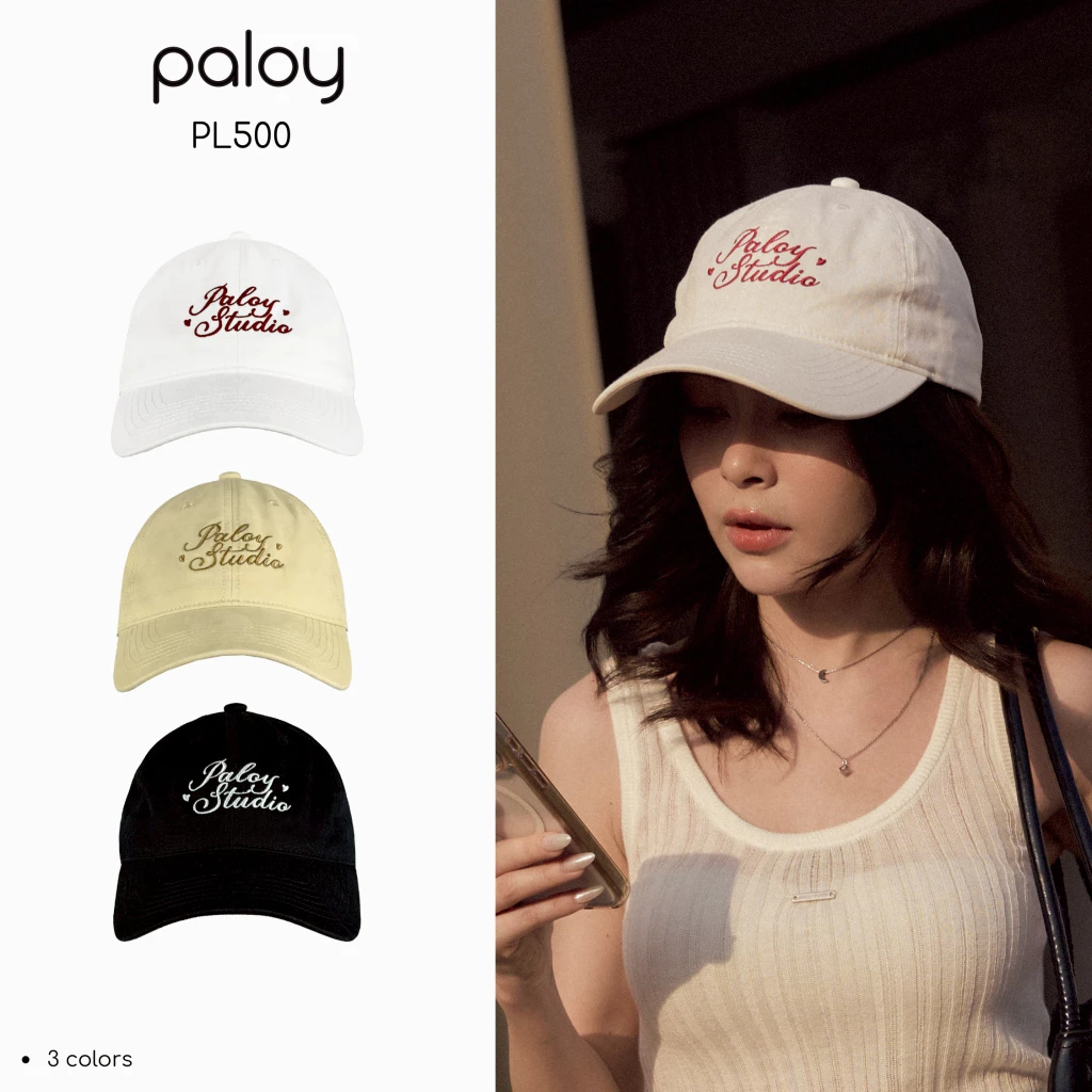 Paloy - PL500 Love Note Cap Paloy Classic Cap หมวกปัก Paloy Studio