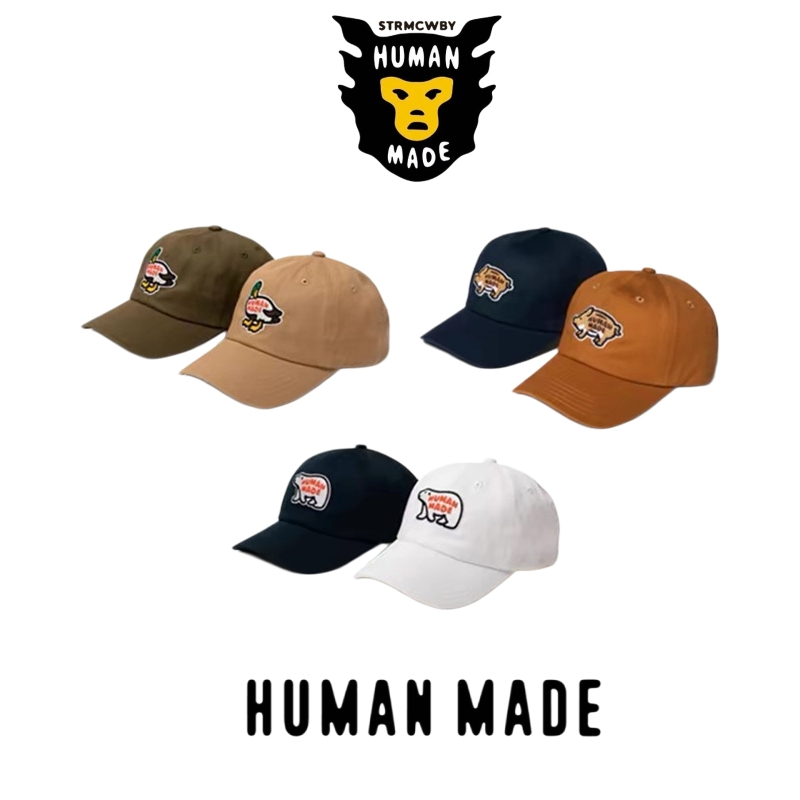 【Human Made】🇯🇵 พร้อมส่ง/ หมวก human made cap 25AW หมวกปักรูปสัตว์