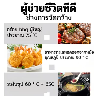 เครื่องสแตนเลส 20/30 ซม. วัดอุณหภูมิ ใช้งานแข็งแรง ทนทาน