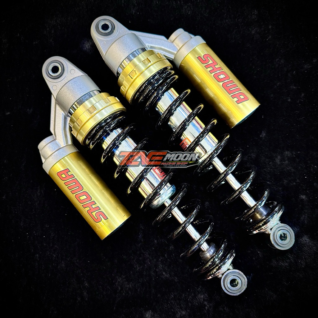 โช๊คโชว่า Showa tec2 สตรัททอง สูง330mm สปริงดำ