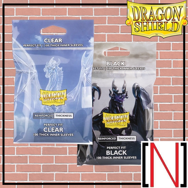 [Sleeve][ซองใส่การ์ด] Dragonshield Perfect Fit Thick Inner Sleeves 100 ซอง [MTG][Pokemon][FFTCG][Dragon shield]