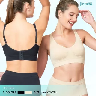 [ขายดี] Jintana เสื้อชั้นใน จินตนา รุ่น Pure Comfort รหัส JBSL02 (ปรับระดับสายได้) ไร้โครง ไร้ตะเข็บ ใส่สบาย