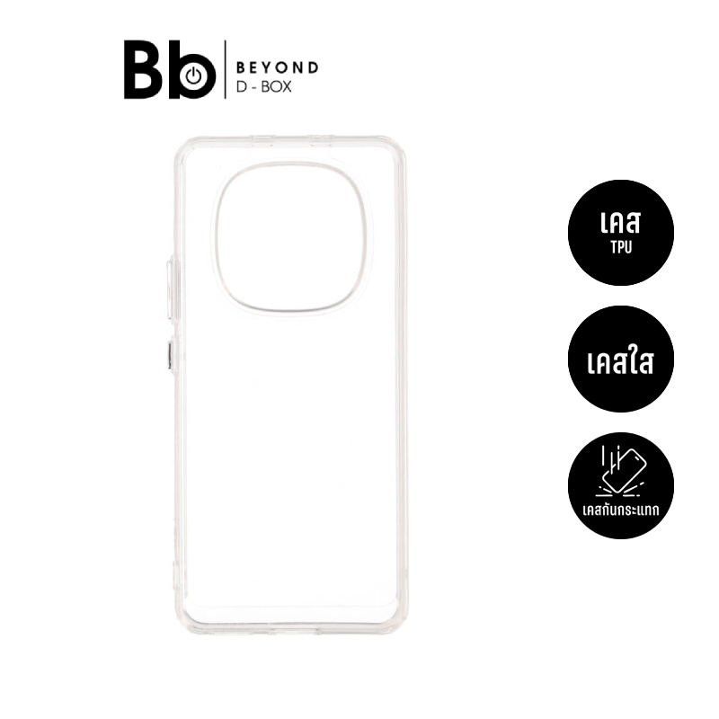 FOX เคส Xiaomi Redmi Note 15 5G JellyGuard Clear/Transparent by BB Beyond D-Box