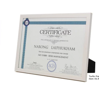 กรอบรูป A4 กรอบเกียรติบัตร พร้อมจัดส่ง ราคาประหยัด **พร้อมกระจกด้านหน้า **ขาตั้ง **หูแขวนผนัง