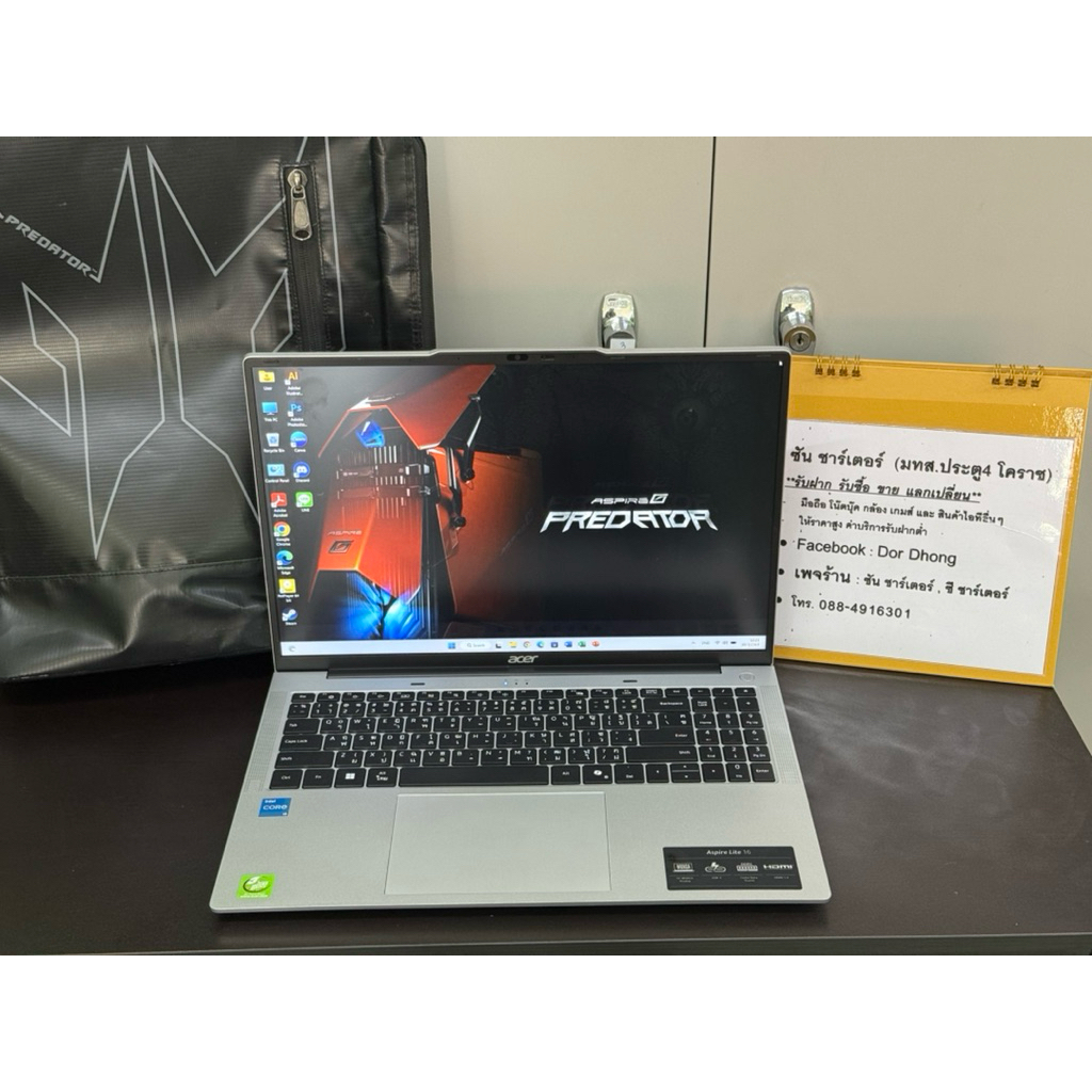 โน๊ตบุ๊ค ACER ASPIRE LITE16 AL16-52P-331E / i3-1305U / Ram 8GB / SSD 512GB (มือสอง สภาพสวย)