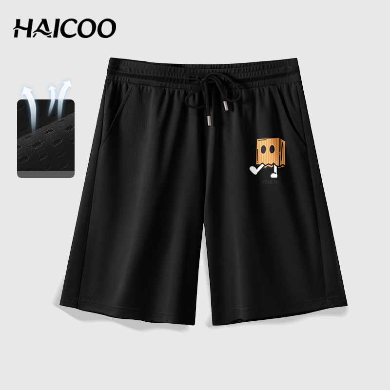 HAICOO กางเกงขาสั้นผ้าเย็น ผู้ชาย ผู้หญิง ใส่แล้วเย็นสดชื่น แห้งไว เหมาะออกกำลังกาย