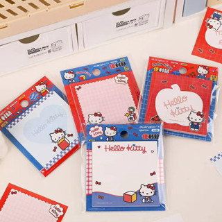 💖Sanrio แท้ Hello Kitty Post-it กระดาษโน้ต เฮลโล คิตตี้ เครื…