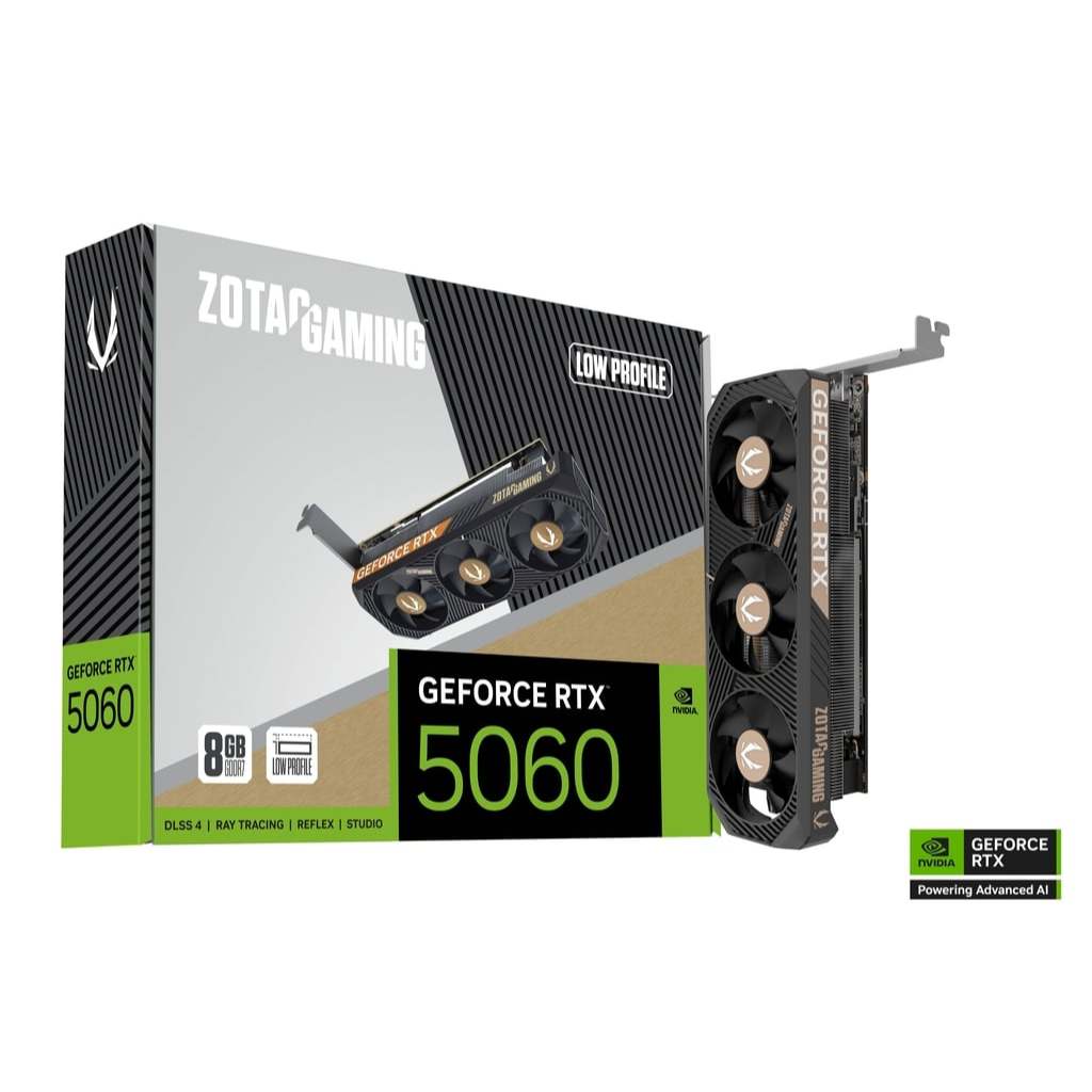 VGA (การ์ดแสดงผล) ZOTAC GAMING GeForce RTX 5060 Low Profile