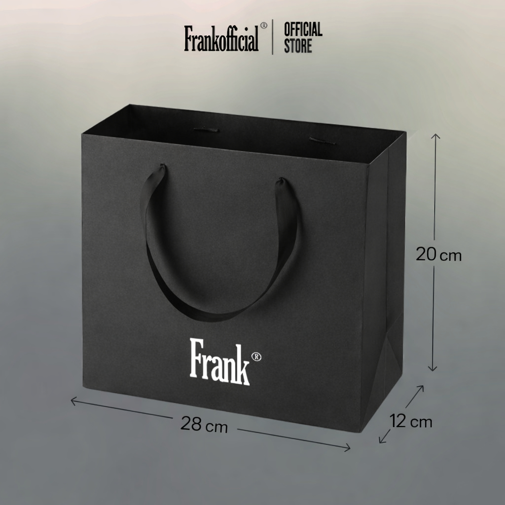 FRANK | ถุงกระดาษ Premium Black Bag เพิ่มความหรูหรา มอบเป็นของขวัญ