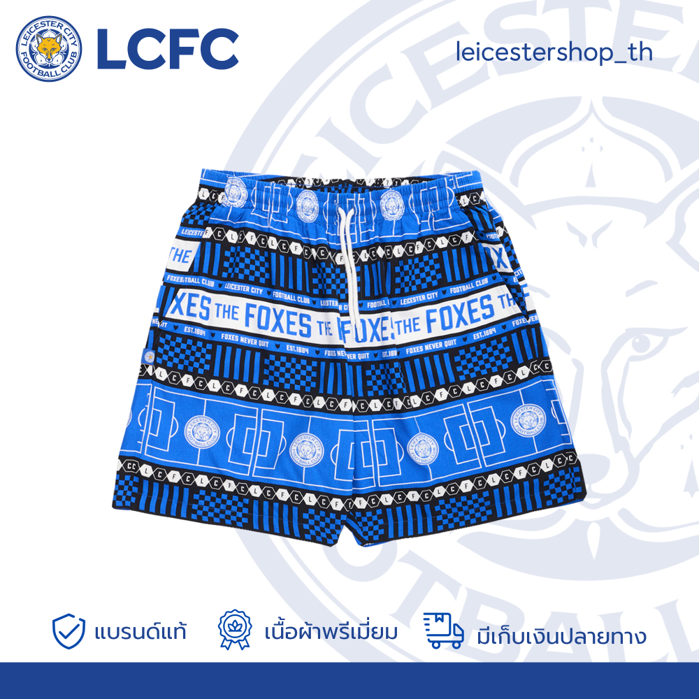 LCFC  กางเกงขาสั้นฮาวายรุ่น Restwear Hawaiian Shorts สีกรมท่า