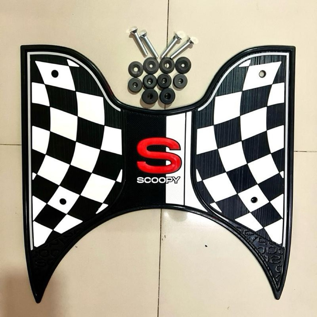 แผ่นยางวางเท้า Scoopy i ปี 2020-2024 มีให้เลือกหลายสี มอเตอร์ไซค์ รถ Motorcycle