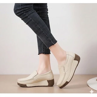 Shoes I amm B38 ร้านจริงส่งตรงจากนครนายก รองเท้า สไตล์ โรลเฟอร์ เรียบหรูน้ำหนักเบา พื้นนุ่มเด่ง เบา สวมใส่ง่าย
