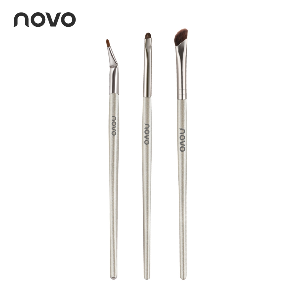 刷 (ใหม่/แท้) NOVO แปรงแต่งหน้า แปรง ขนนุ่ม แบบพกพา