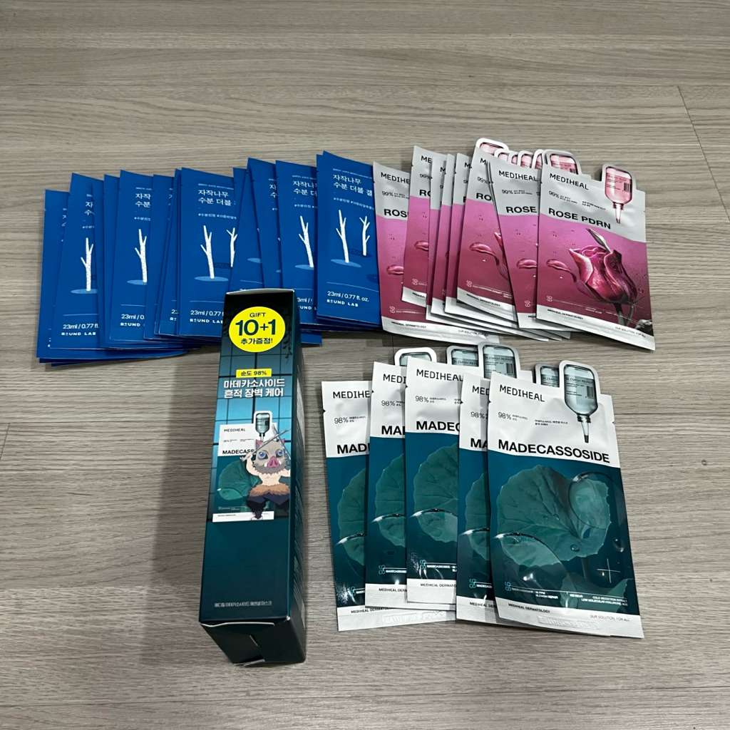 [แบ่งขาย] Mask มาร์คหน้า ของแท้ซื้อจาก OLIVE YOUNG เกาหลี Torriden, ROUND LAB, KAHI Seoul