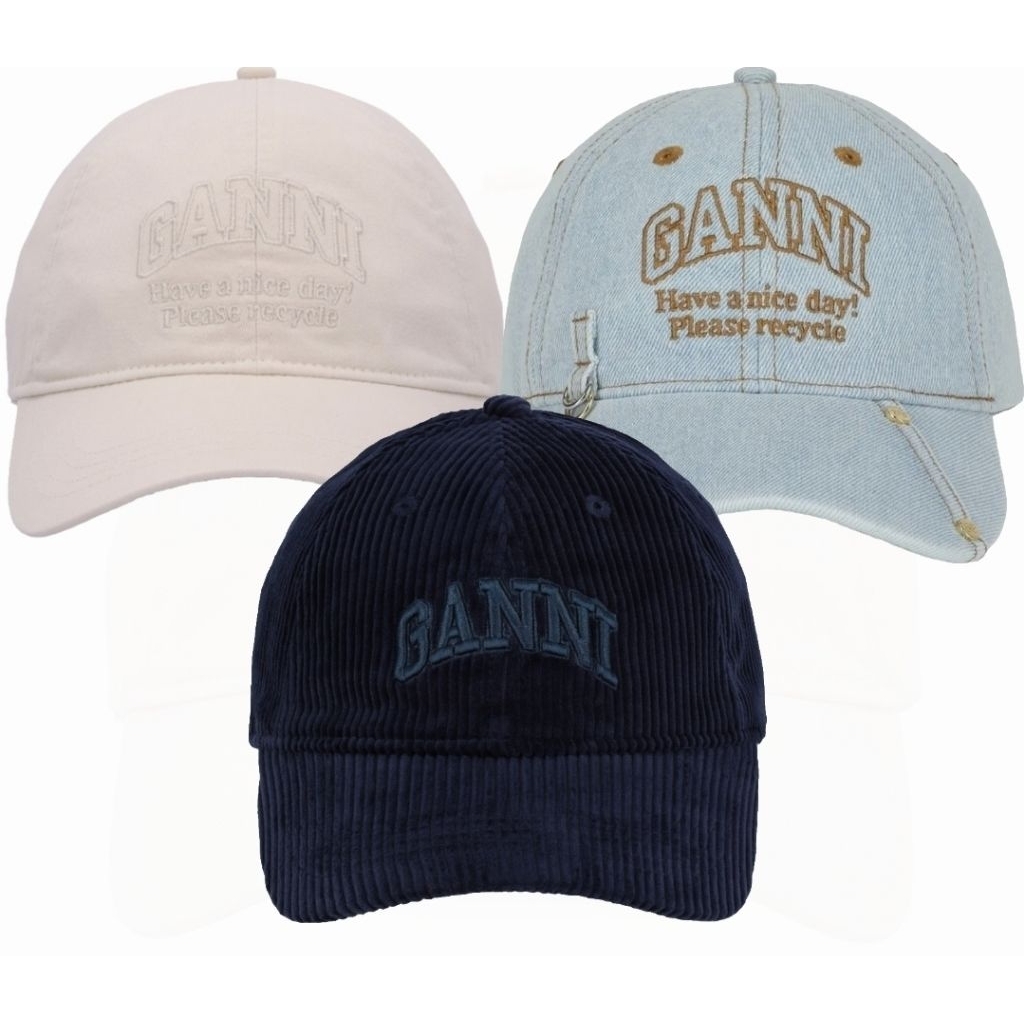 (พรีออเดอร์) หมวก Ganni ball cap (แท้100%)