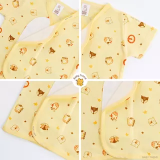 First Wear เสื้อป้ายสั้น “ผ้าดูด” ไซส์ 0-3 เดือน ผ้าคอนตอนหนานุ่มๆ | Babytrend