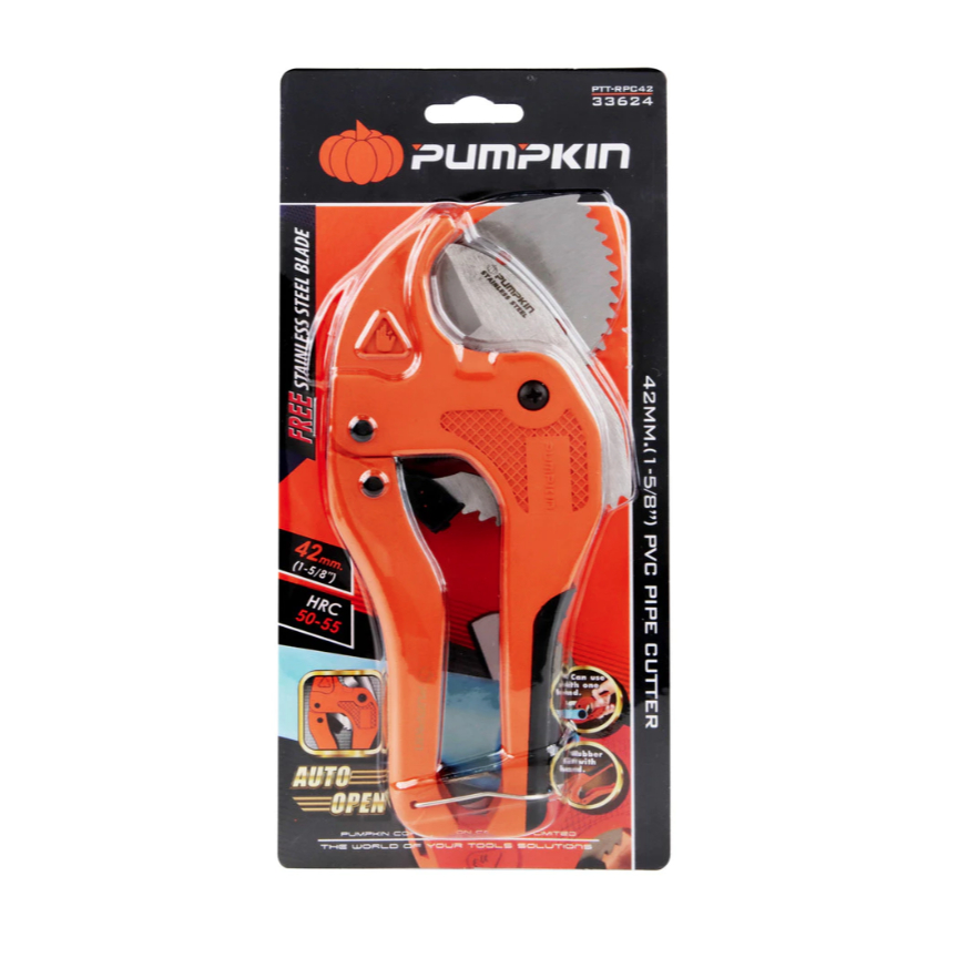 PUMPKIN กรรไกรตัดท่อ PVC รุ่น PTT-RPC42 / 33624