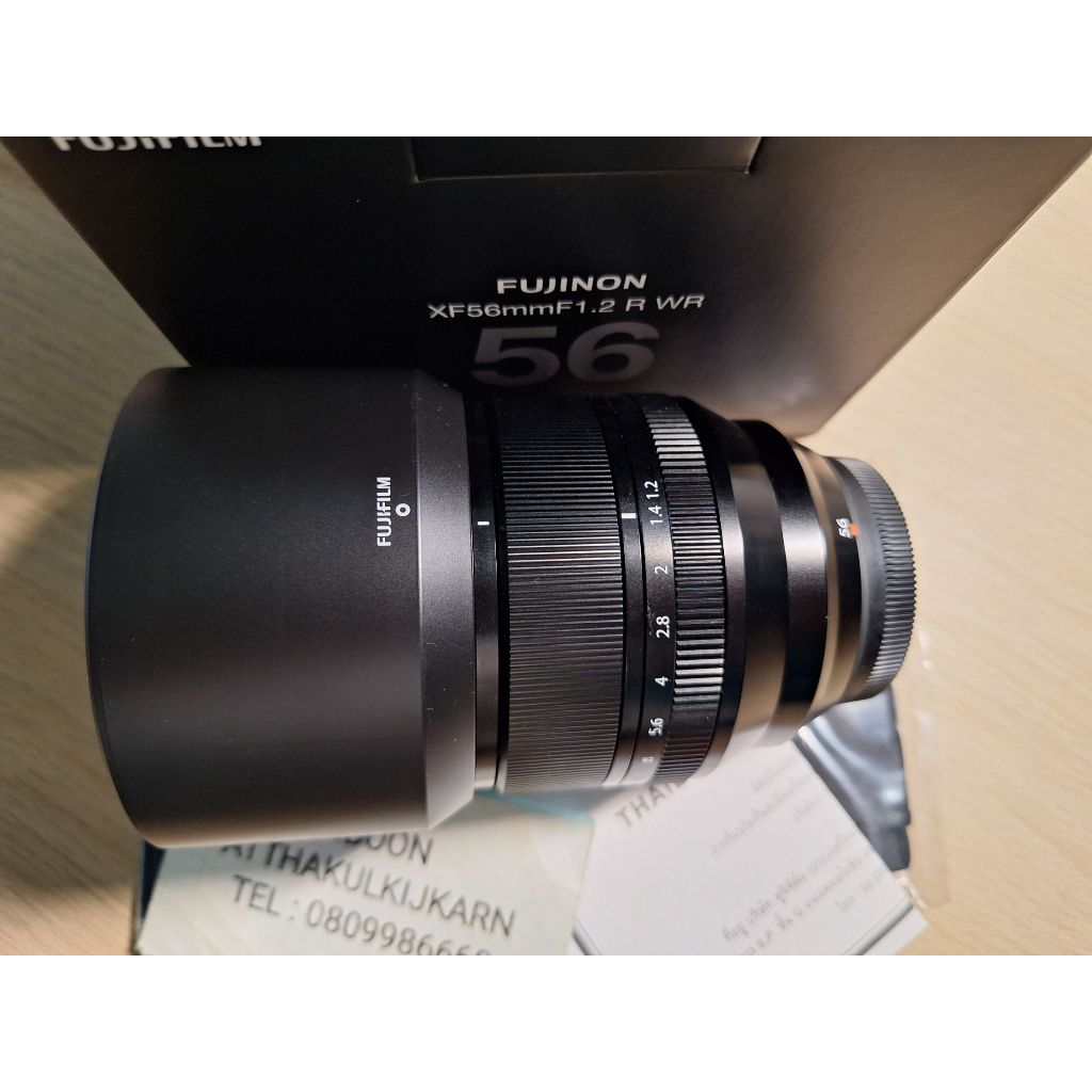 เลนส์ช่างแต่งหน้า ถ่ายบุคคล แต่งงาน เจ้าสาวใส่ Code ลด 3000 สภาพใหม่ 99% Fuji XF 56mm F1.2 WR MK2 Fu