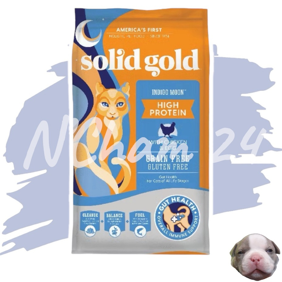 Solid gold indigo moon 5.44 kg อาหารแมวโซลิด โกลด์ สูตร indigo Moon