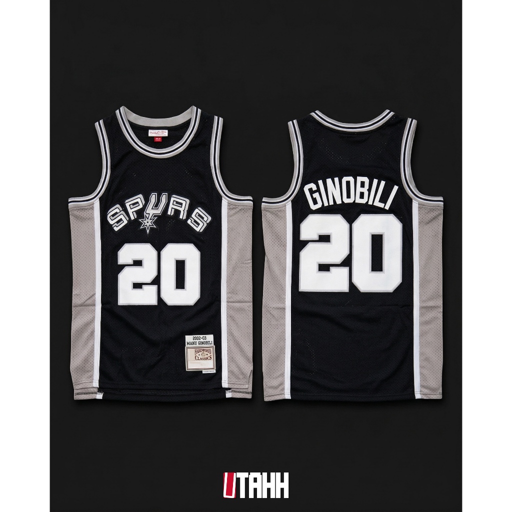 Ginobili [Spurs] เสื้อบาสเกตบอล  Basketball Jersey แบบปัก คุณภาพดี 006