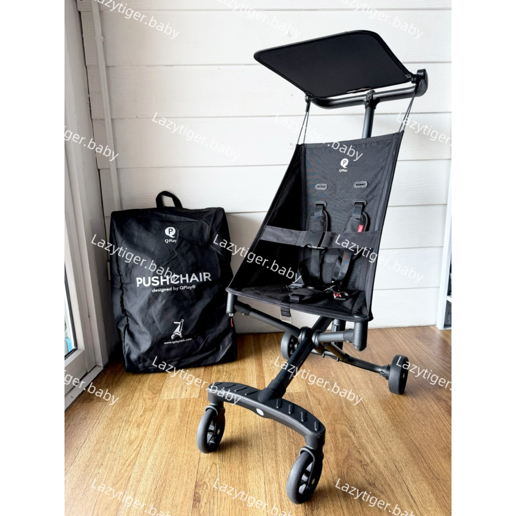 (มือสอง) Qplay T18 รถเข็นเด็ก น้ำหนักเบา สี Black