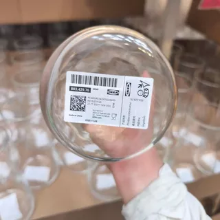 IKEA เหยือกน้ำ แจกัน KARAFF ใส่ดอกไม้ ทรงสูง ขนาด 1 L