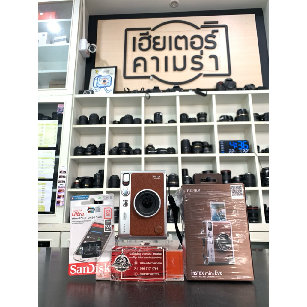 instax mini EVO อดีต0 อุปกรณ์ เมม32GB