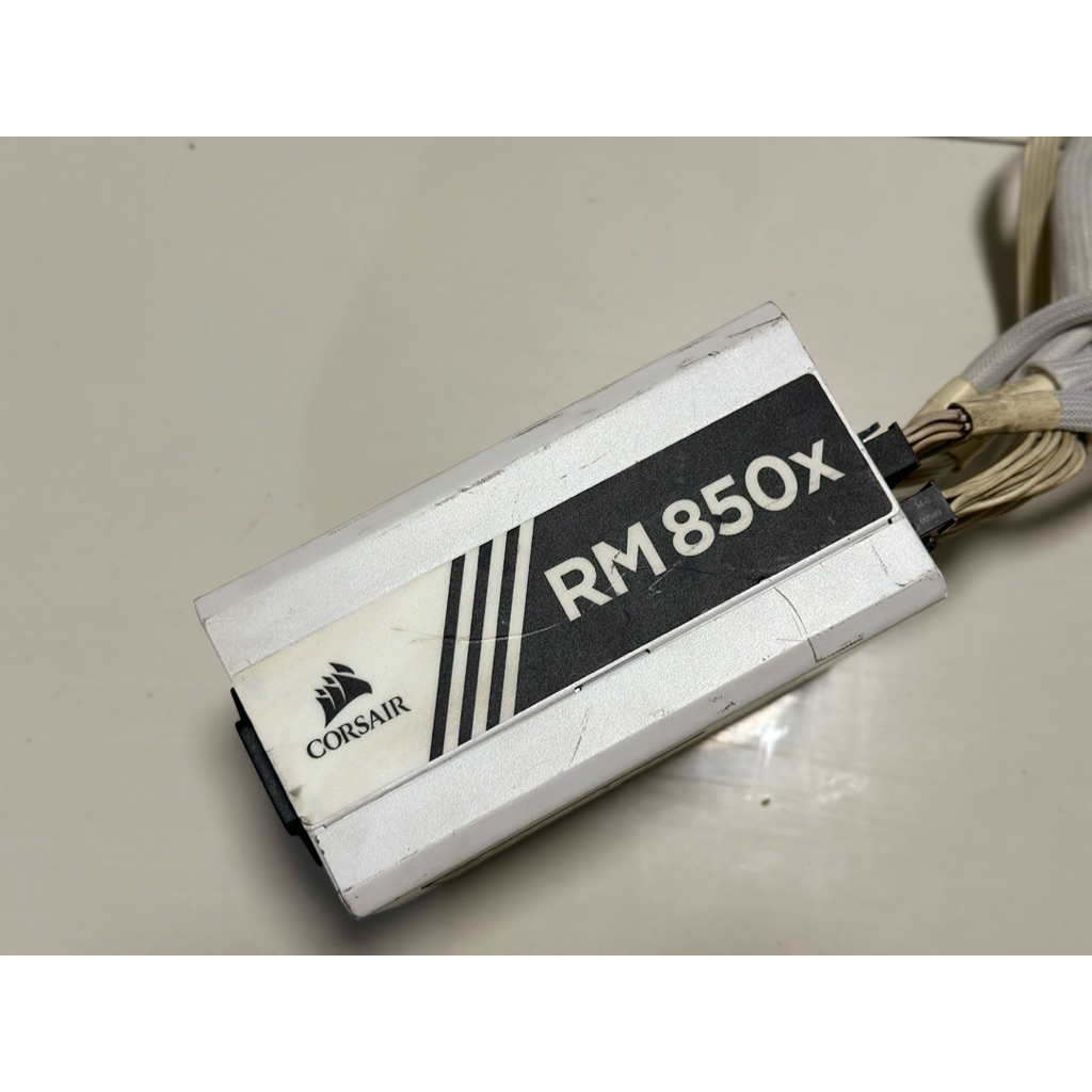 POWER SUPPLY (อุปกรณ์จ่ายไฟ) CORSAIR RM850x 850W 80 PLUS GOLD (WHITE) พร้อมใช้งาน มีของพร้อมจัดส่ง