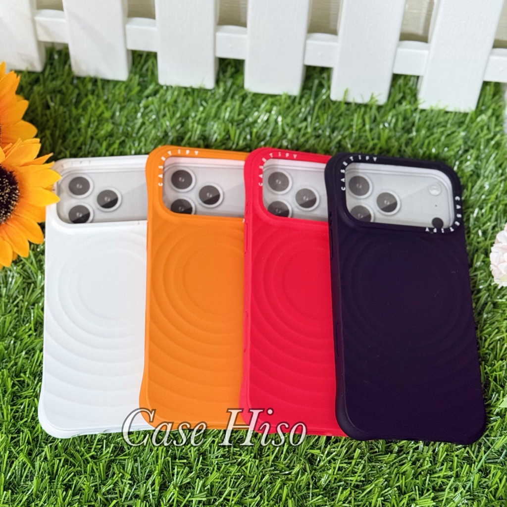 Case ซิลิโคนแม่เหล็ก Wava Ripple สำหรับ 17 pro max ราคาถูก Shopee Lazada