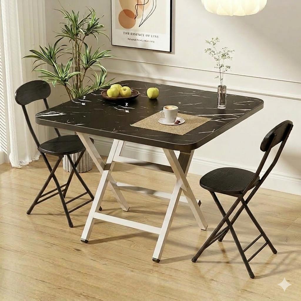 Yifeng ชุดโต๊ะ รับประทานอาหาร โต๊ะ 1 เก้าอี้ 2 F 1068 + 3301