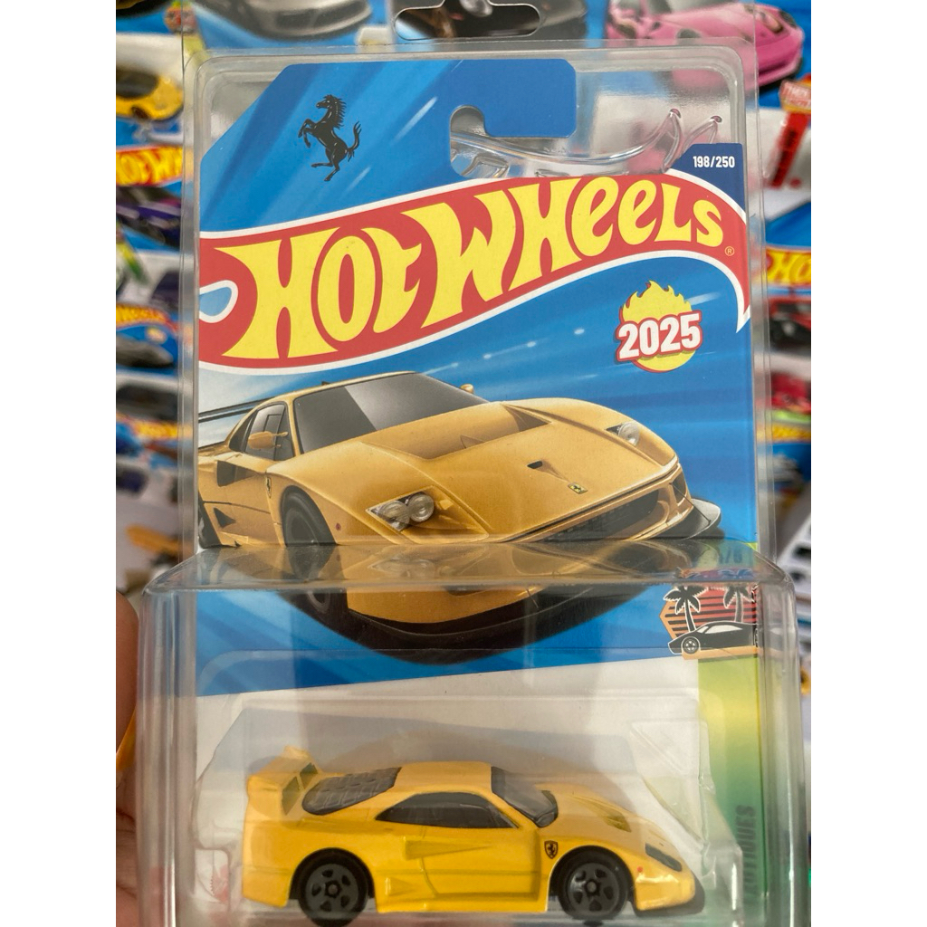 Hot wheels 1/64 Farrari F40 Competition(Yellow)