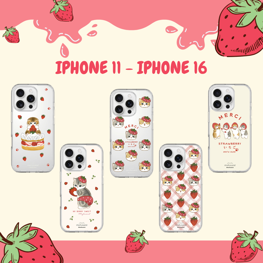 HI-SHIELD Phone Case เคสมือถือใสพิมพ์ลาย MOFUSAND [for iPhone11/12/13/14/15/16/17]
