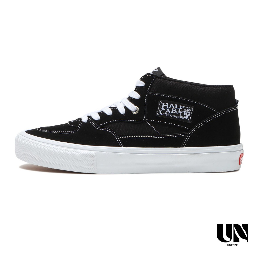 [ของแท้ ส่งไว จากไทย] VANS SKATE HALF CAB - BLACK/WHITE