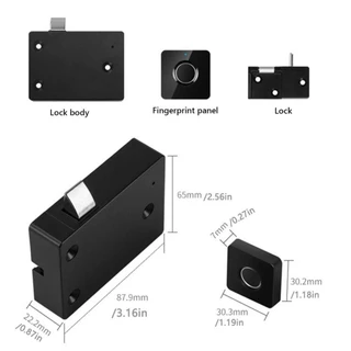 Smart Drawer Lock K16 ล็อคเก๊ะอัจฉริยะ กุญแจลายนิ้วมือ ล็อคลิ้นชัก ล็อคตู้ ไม่ต้องเจาะรู ประกัน 3 ปี