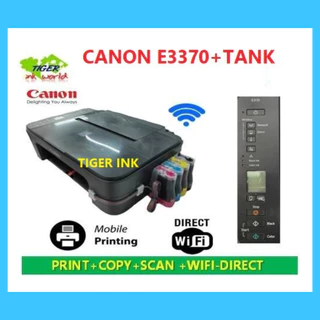 CANON PIXMA E3370 PRINT+COPY+SCAN+WIFI-DIRECT+TANK