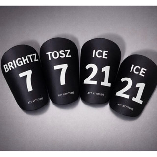 ATT ATTITUDE สนับแข้งฟุตบอลฟุตซอลพรีเมียม สั่งทำชื่อ เบอร์ที…