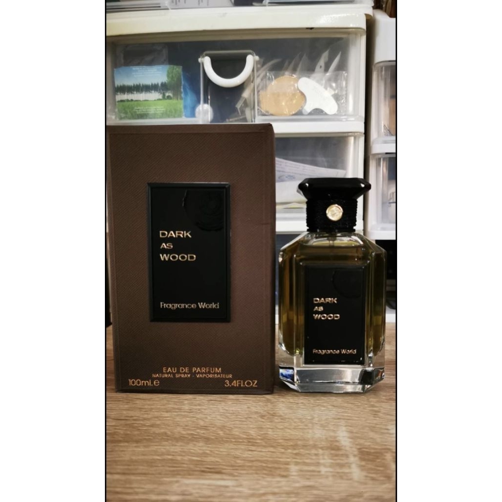 น้ำหอม​Dark as wood fragrance world (dupe Guerlain rose cherie )