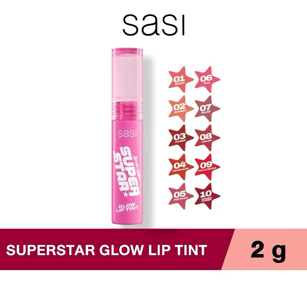 พร้อมส่ง💓| Sasi Superstar Glow Lip Tint (2g.) ศศิ ซุปเปอร์สตาร์ โกลว์ ลิป ทินท์